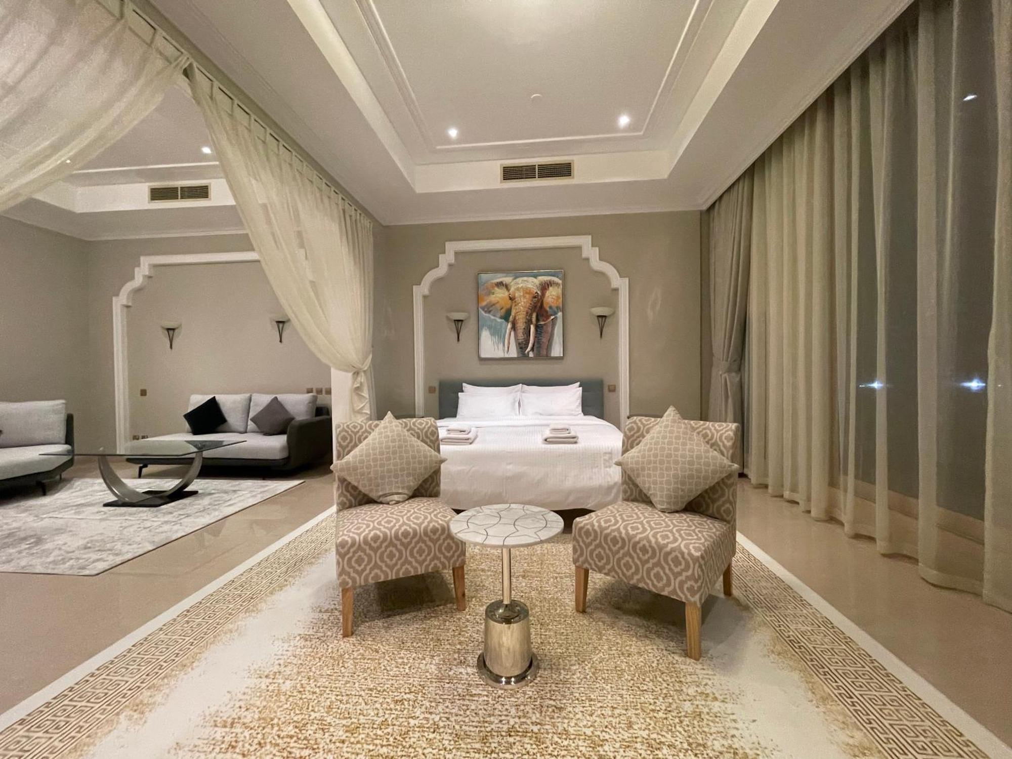 Private Suites Al Hamra Palace At Golf & Sea Resort 拉斯阿尔卡麦 客房 照片